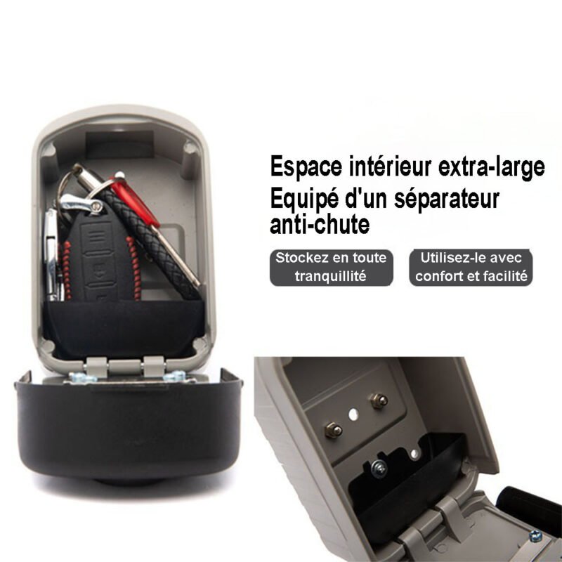 Boîte à Clé Sécurisée à combinaisons et/ou clé